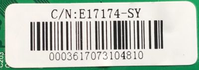 MAIN FUENTE PARA TV ELEMENT / NUMERO DE PARTE E17174-SY / ST6308RTU-AP1 / 110105002304 / 1602-17070042 / DISPLAY T500HVN07.5 / MODELO ELST5016S	 - Imagen 5